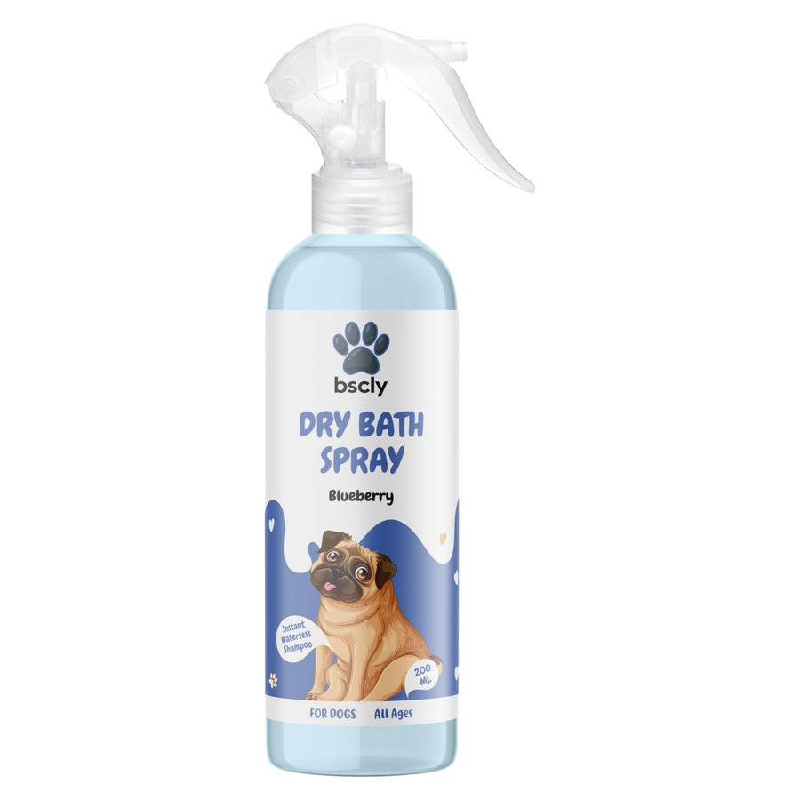 bscly Dry Bath Spray Blueberry