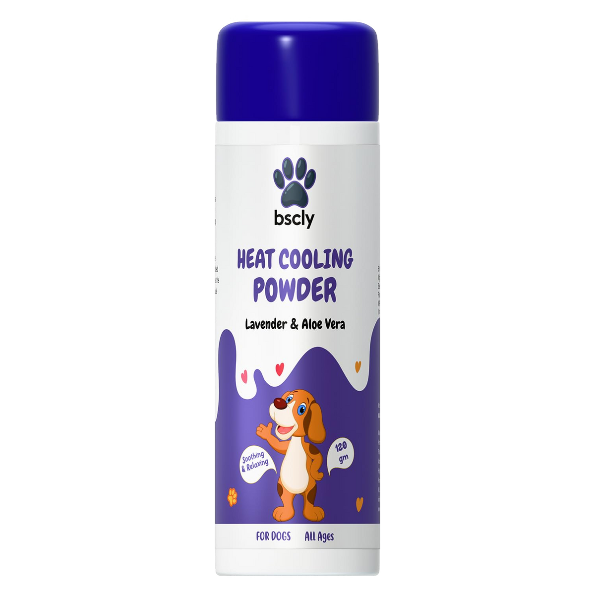 bscly Flea Ticks Dog Powder Lavender