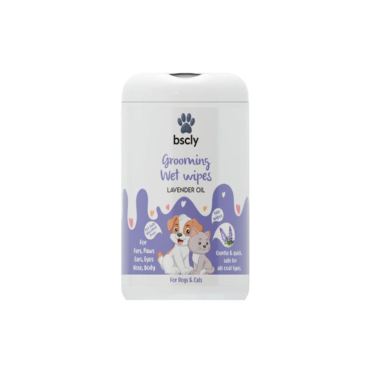 Pet Wipes for Dogs and Cats (Lavender Essential)