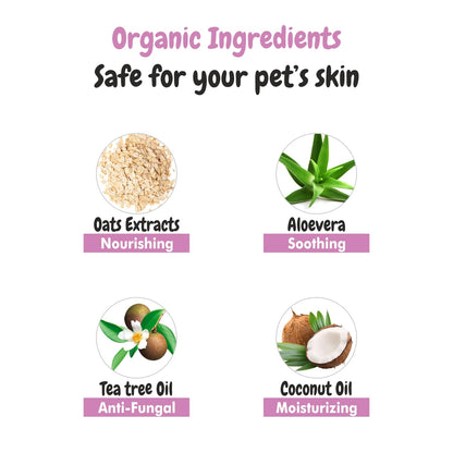 Bscly Meow Cat Shampoo - Enriched with Strawberry