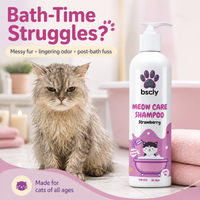 BSCLY Meow Strawberry Cat Shampoo, 200ml