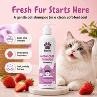 BSCLY Meow Strawberry Cat Shampoo, 200ml