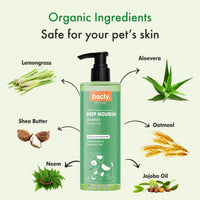Ingedients of bscly Deep Nourish Dog Shampoo