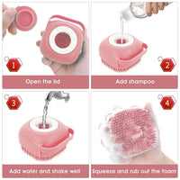Dog Bath Brush (Pink)
