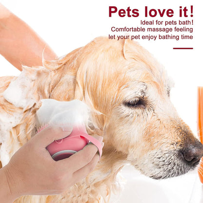 Dog Bath Brush (Pink)