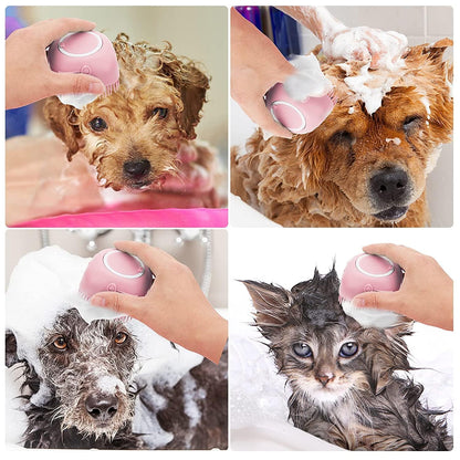 Dog Bath Brush (Pink)