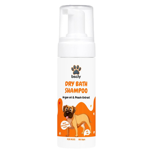 bscly Dry Bath Foaming Shampoo with Peach — BSCLY