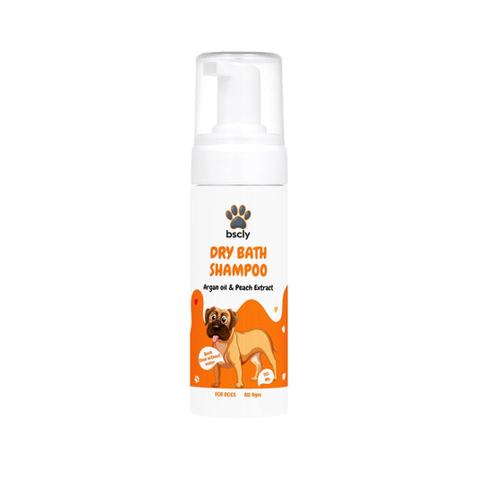 Dry Bath Foaming Shampoo with Peach