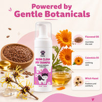 Bscly Dry Bath Shampoo for Cats, 110ml