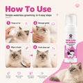 Bscly Dry Bath Shampoo for Cats, 110ml