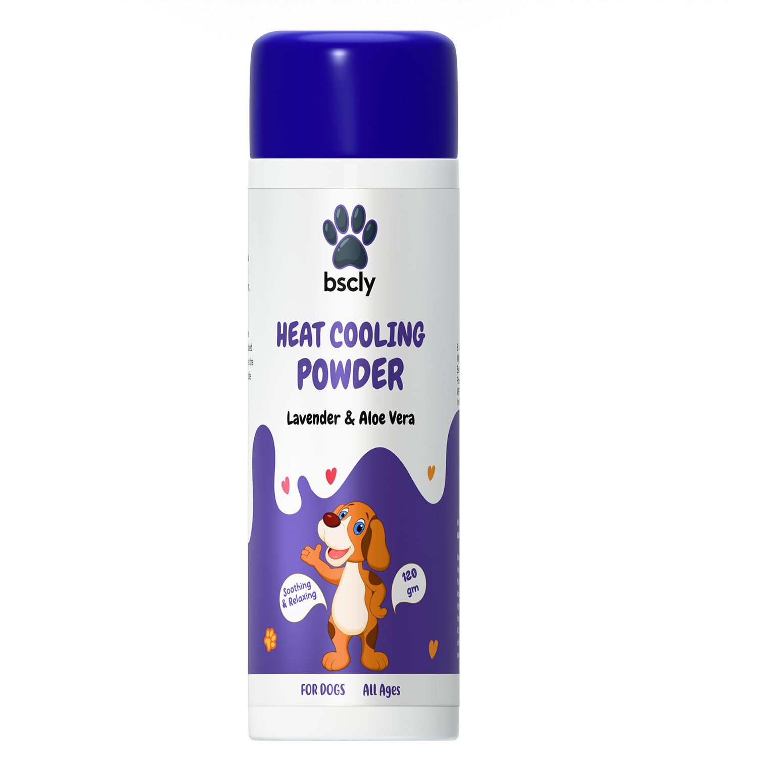 bscly Flea Ticks Dog Powder Lavender 