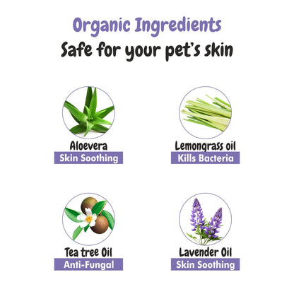 Flea & Ticks Neem Dog Powder (Lavender)