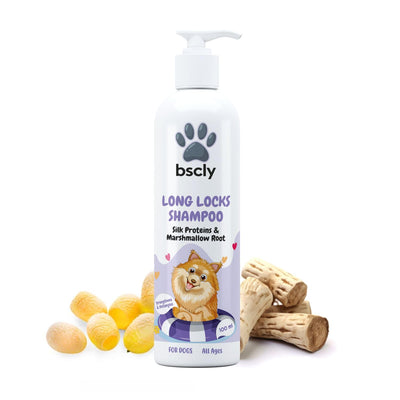 bscly Long locks dog shampoo