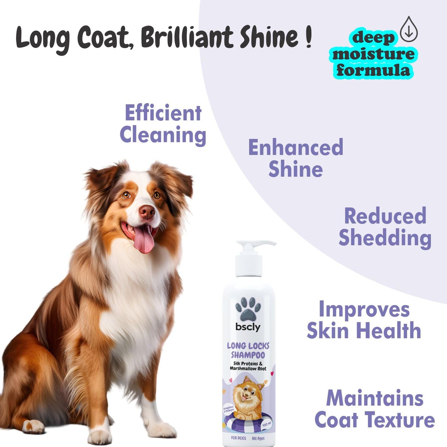 Long Locks Dog Shampoo