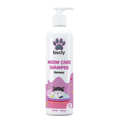Meow Cat Shampoo- Enriched with Oatmeal Extract