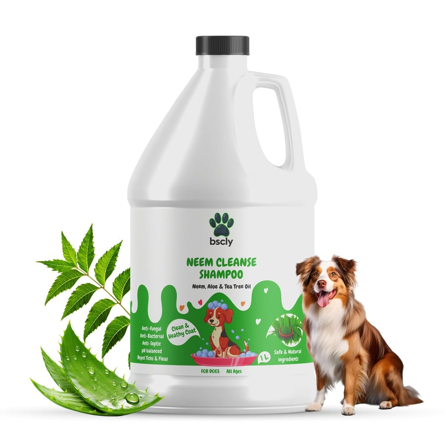 bscly Neem Cleanse Dog Herbal Shampoo