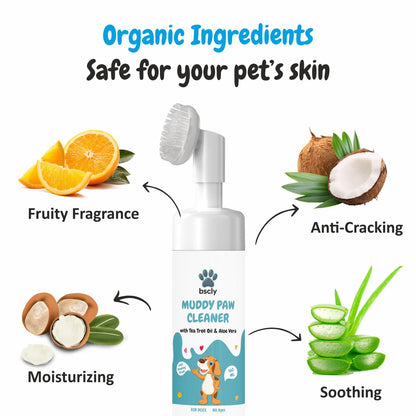 Paw Cleaner Tea Tree and aloevera Extracts