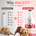 BSCLY Strawberry Dog Shampoo, 1000ml