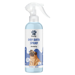 Dry Pet Shampoo with Blueberry Scent