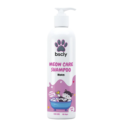 BSCLY Meow Care Cat Shampoo with Neem Extract, 200 ml