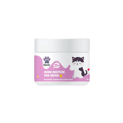 BSCLY Meow Moisture Paw Cream jar for cats – flaxseed oil, calendula and witch hazel
