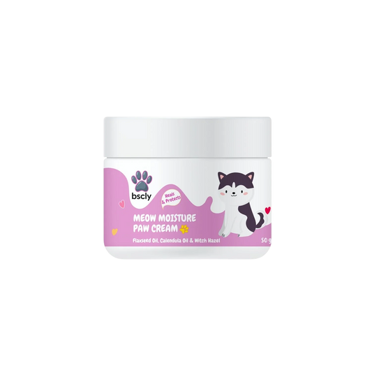 BSCLY Meow Cat Paw Cream for Dry & Rough Paws, 50gm — BSCLY