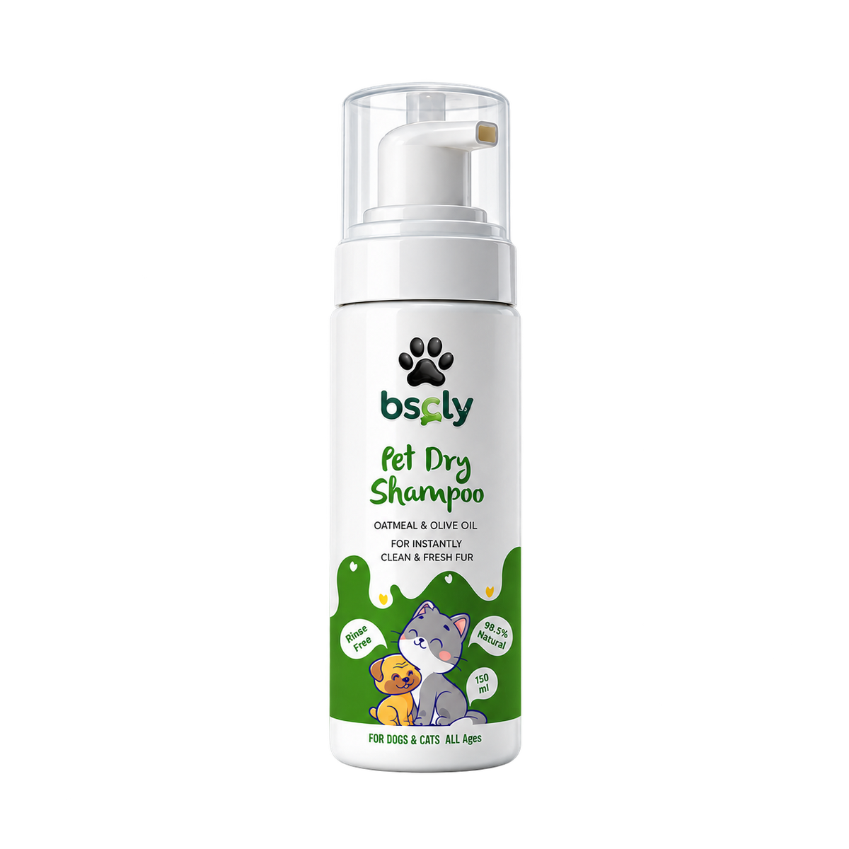 BSCLY Pet Dry Shampoo 150ml
